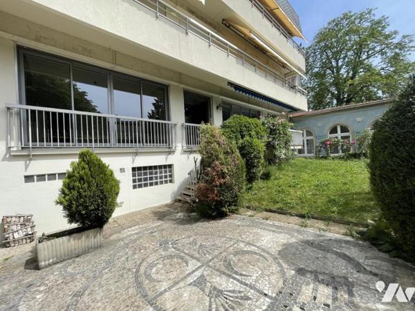 Appartement 6 pièces avec jardin, dépendance garage et cave 