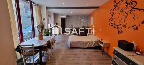 Maison+ local indépendant, 5 chambres et jardin.