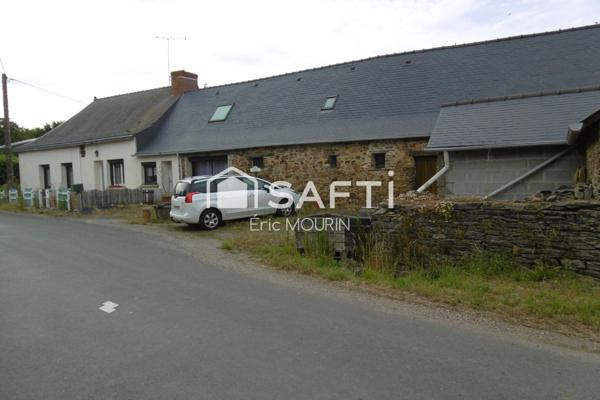 A saisir cette jolie longère en pierres apparentes en campagne de 150m2.