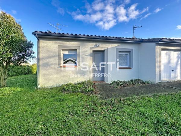 Maison T4 de 82m2 vendu louée à PECHBONNIEU