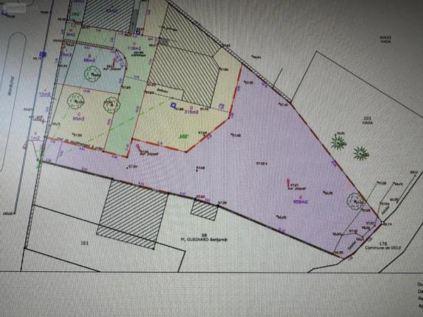 Achat - Terrain à bâtir Dole 39100 500 m 2 660 m 2