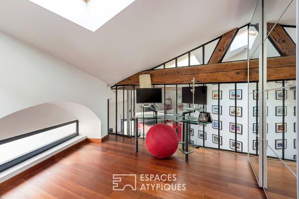 Loft en duplex avec terrasse