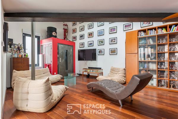 Loft en duplex avec terrasse