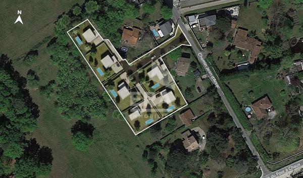 Terrain constructible Le Taillan Médoc 573 m2 - Lotissement - Libre de constructeur