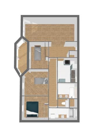 Appartement à vendre 4 pièces avec loggia fermée, cave et parking en sous sol ASNIERES SUR SEINE (92)