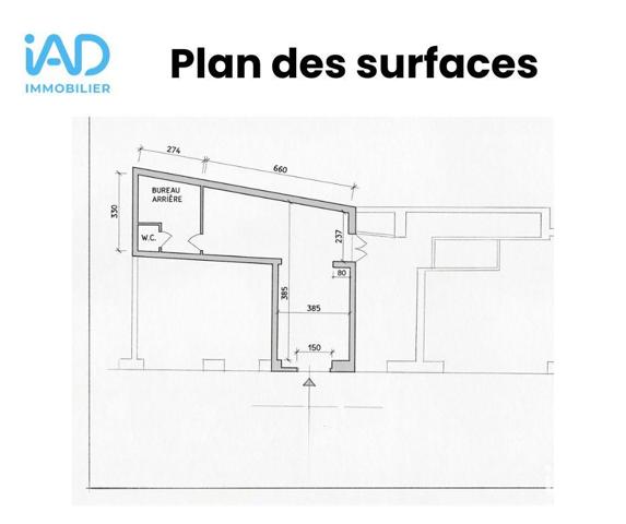 Location local d’activité 40 m² Muret