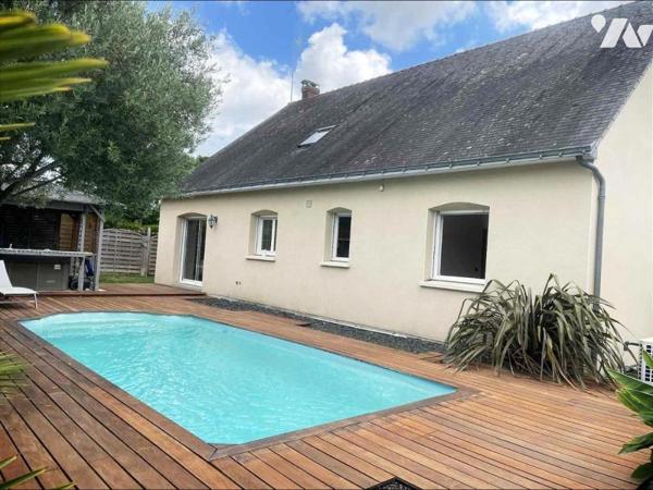 Grande maison familiale 7 chambres sous-sol total piscine chauffée et jardin clos