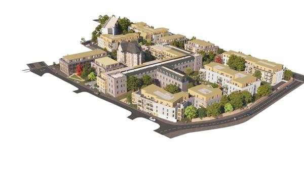 Appartement neuf T2 à vendre BOIS GUILLAUME (76) surface 49.17 m2 + terrasse/jardin 31.00 m2 + park s-sol