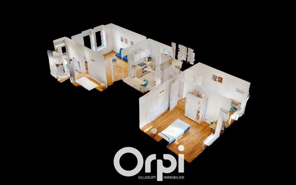 Appartement à louer    2 pièces • 63,91 m2 Audun-le-Tiche