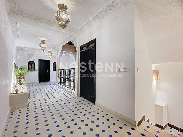 A vendre Superbe Riad Titré Rénové de 4 chambres avec bassin a Bab Aghmat, Marrakech