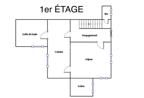 Maison 4 pièce(s) 3 chambre(s) 93.18 m²