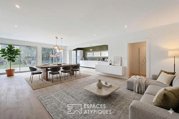 Maison neuve avec jardin et garage