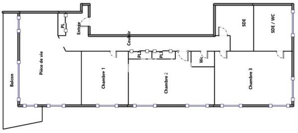 Appartement 5 pièces - 117 m²