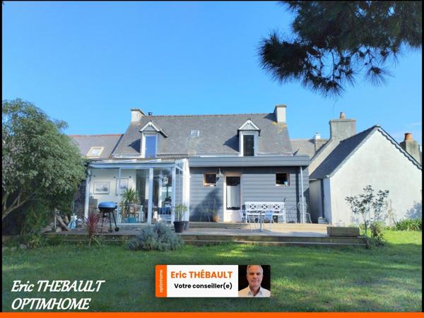 LOCQUIREC : Maison de caractère proche mer, 700 m² de terrain , la plage des Sables Blancs à pied !