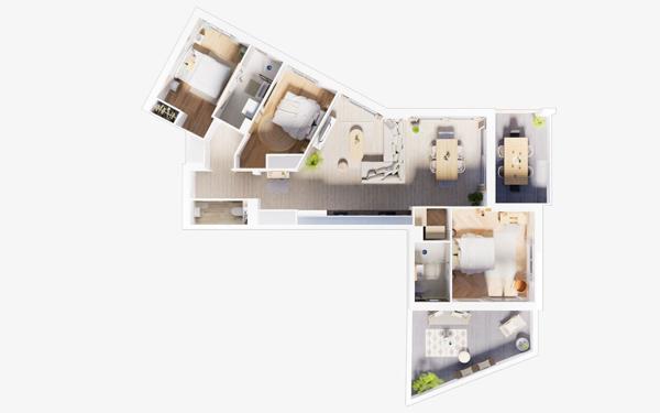 Appartement à vendre    4 pièces •  Les Mathes