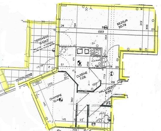 Appartement · Location Dijon (21000) 2 pièces · 49m²