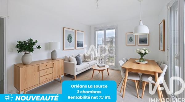 Appartement à vendre 3 pièces 58 m² Orléans