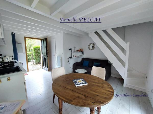 MAISON TYPE COTTAGE 2 PIÈCES 30,06M2 CABOURG AVEC JARDIN TERRASSES CABANON PARKING PRIVATIF 173 000€