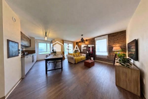 T4 récent 2021 lumineux avec balcon + garage possible – 10 min métro Valmy / Gorge de Loup – aucun travaux