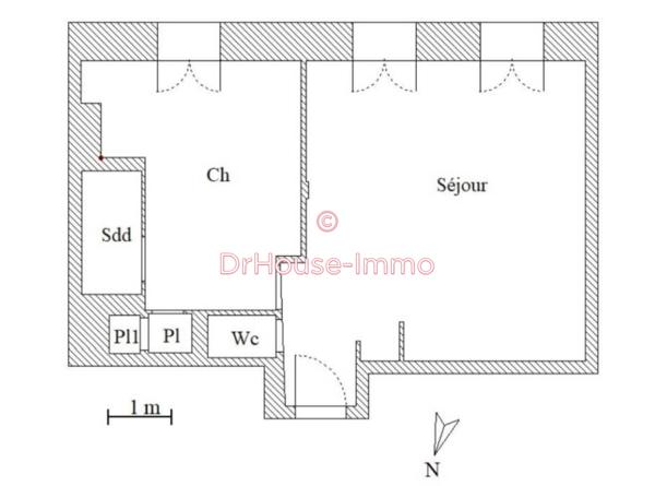 Appartement à vendre 2 pièces de 35 m²