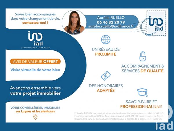 Maison traditionnelle 7 pièces de 155 m² à La Membrolle-sur-Choisille (37390)