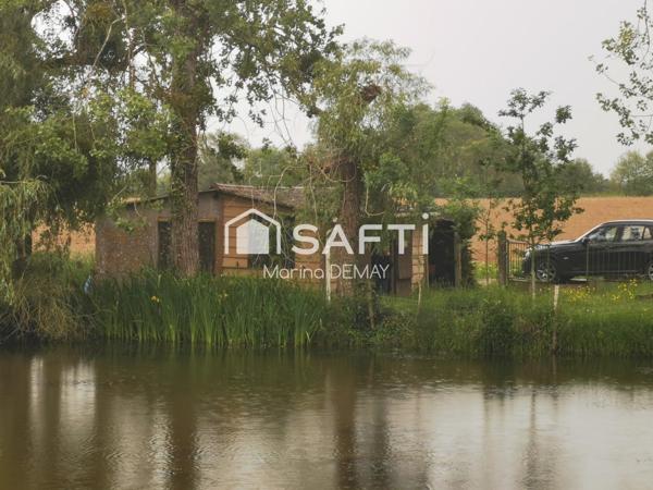 Un havre de paix  avec etang  en pleine nature