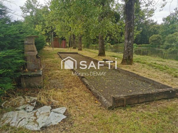 Un havre de paix  avec etang  en pleine nature