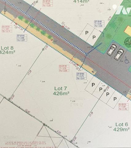 TERRAIN EN LOTISSEMENT VIABILISE DE 426m² !