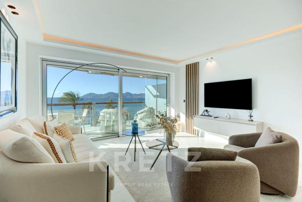 Appartement 3 pièces Terrasse Cannes Croisette Vue Mer