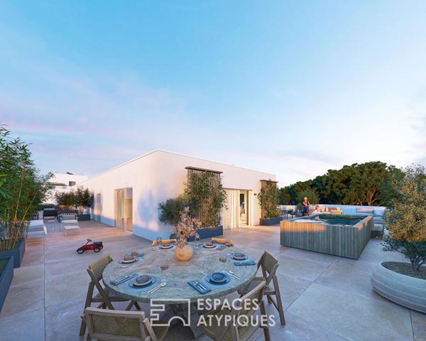 Penthouse neuf avec Piscine privative dans le quartier La Galine