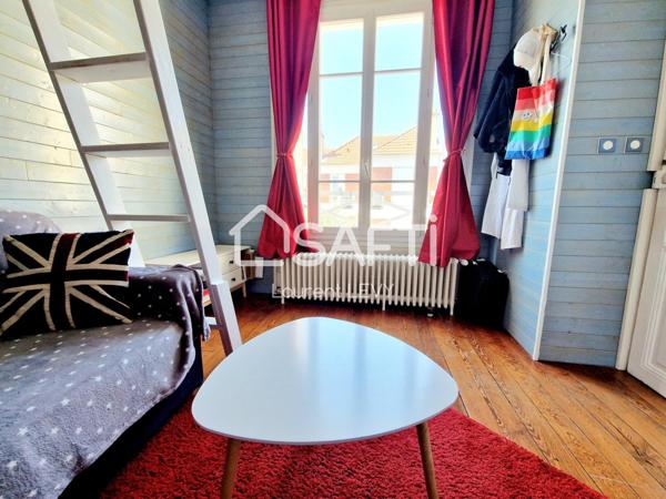 Maison de charme, double séjour, 4/5 ch, garage