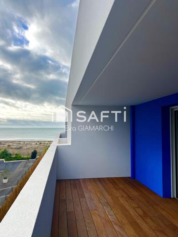 T3 d'exception au Grau-du-Roi. Face à la mer.