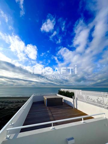 T3 d'exception au Grau-du-Roi. Face à la mer.