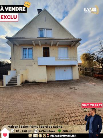 Chalon-sur-Saône (71100) Maison 240 m² | 4 ch | Saint rémy