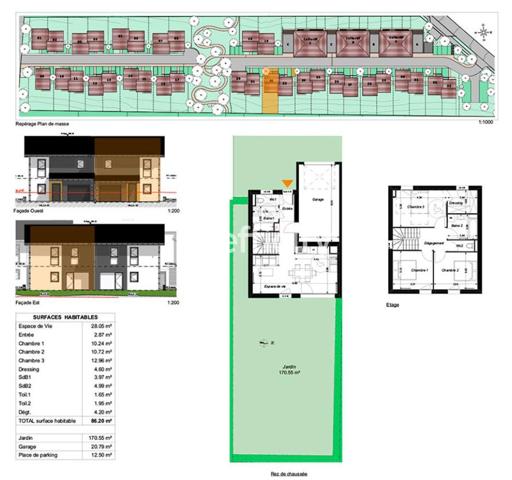 Maison 4 pièces - 86 m²