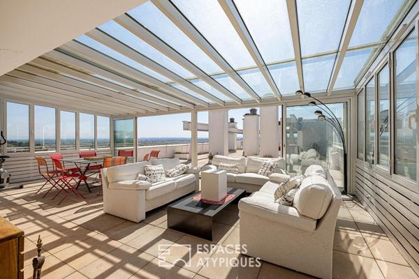Dernier étage avec terrasse et vue exceptionnelle