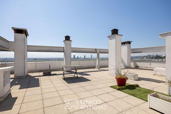 Dernier étage avec terrasse et vue exceptionnelle