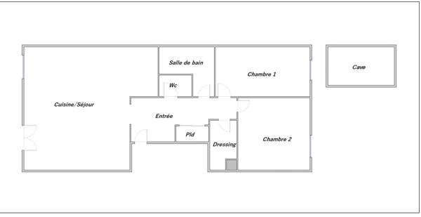 VANDOEUVRE LES NANCY - Appartement 3 pièce(s) loué niché au dernier étage - IDEAL 1er achat / Investissement
