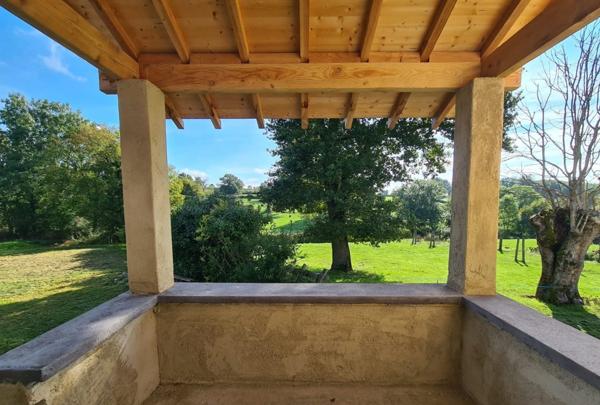 Grange partiellement rénovée – 127 m² habitables – Terrai