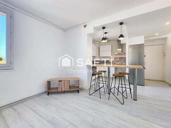 TOULOUSE 31500 – T3 DERNIER ÉTAGE ENTIÈREMENT RÉNOVÉ