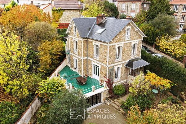 La meulière avec garage aménagé