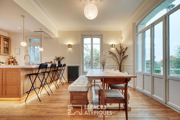 La meulière avec garage aménagé