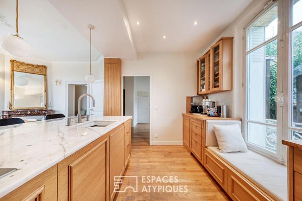 La meulière avec garage aménagé