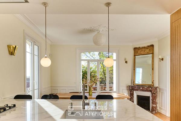 La meulière avec garage aménagé