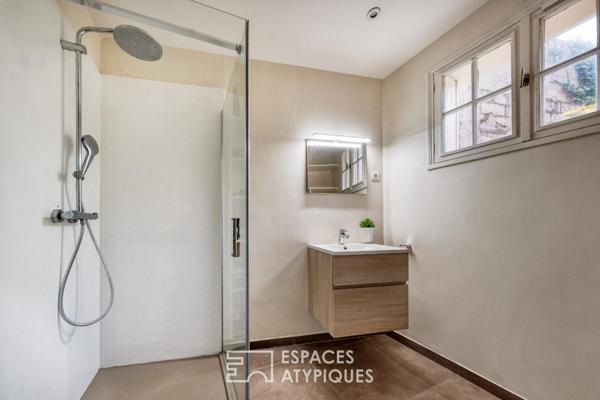 La meulière avec garage aménagé