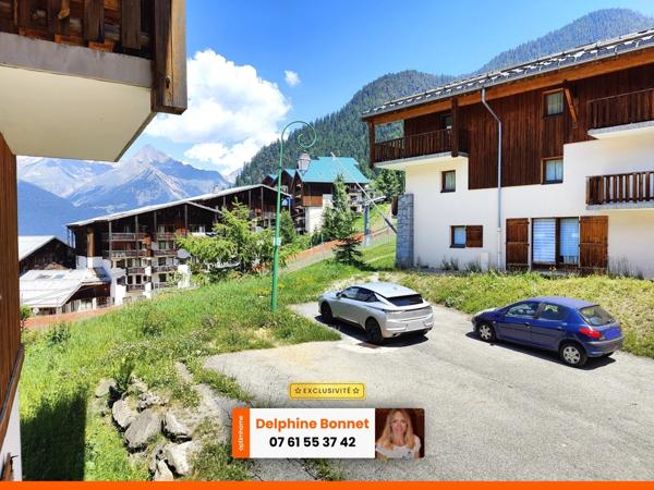 Bel appartement 2P/ T2 de 28 m2 avec grand balcon en pied de piste