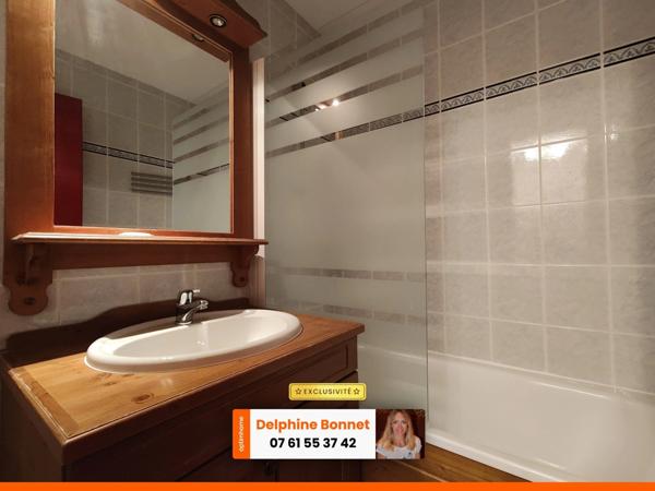 Bel appartement 2P/ T2 de 28 m2 avec grand balcon en pied de piste