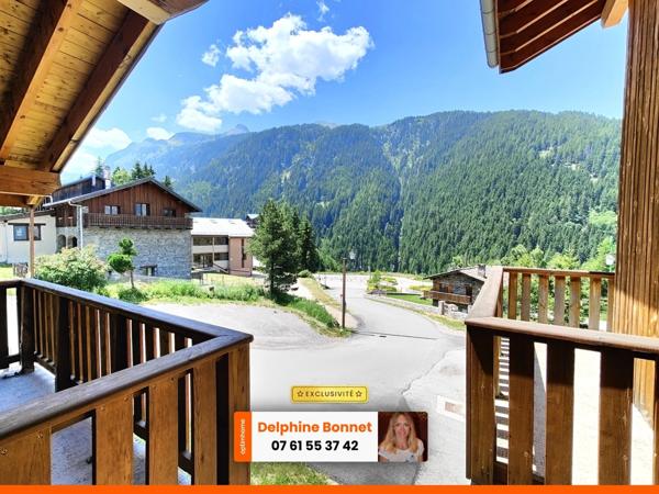 Bel appartement 2P/ T2 de 28 m2 avec grand balcon en pied de piste
