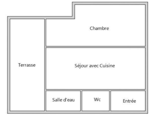 A vendre, 2 pièces + Terrasse, Mairie des Lilas