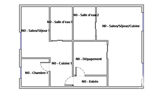 Appartement à vendre 3 pièces 56 m² Montpellier